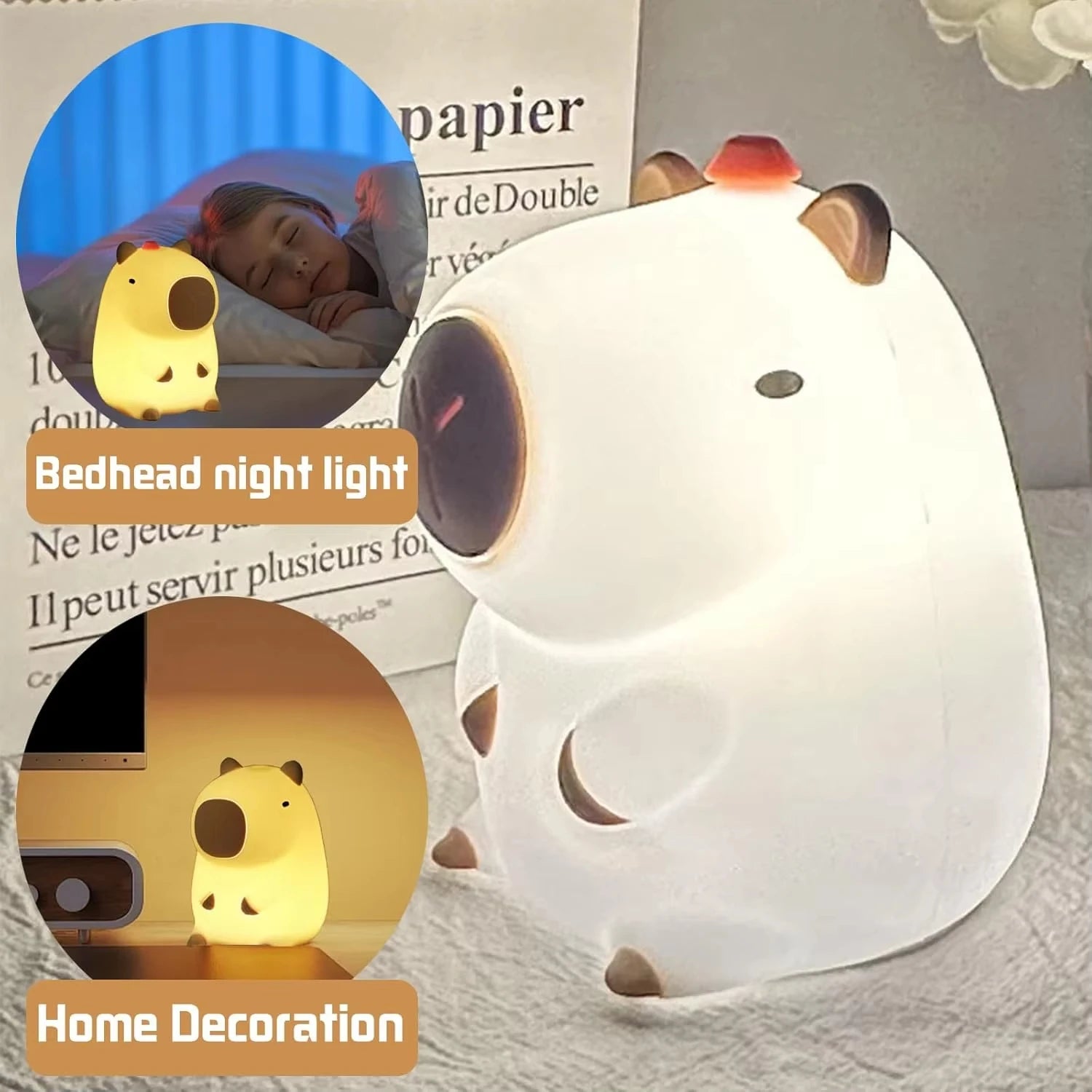 Veilleuse LED Capybara