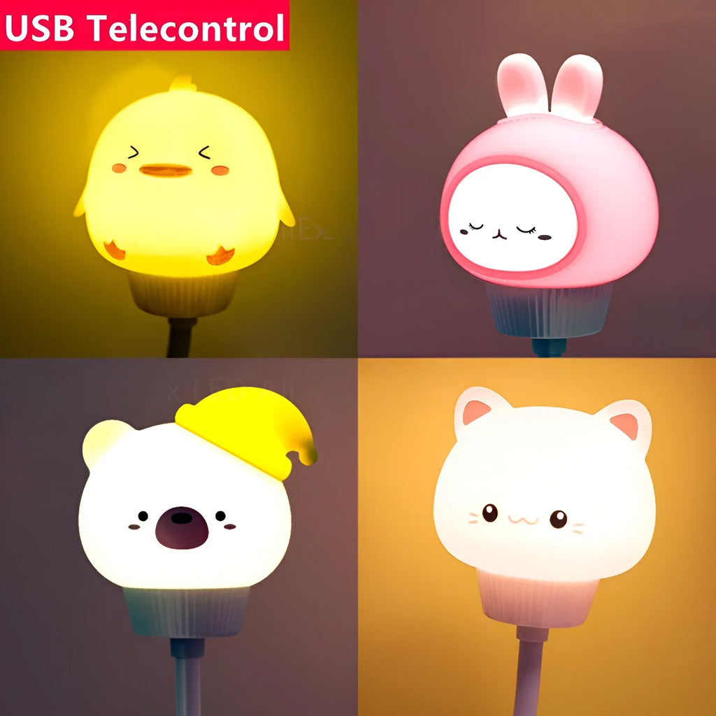 Veilleuse ourson LED USB