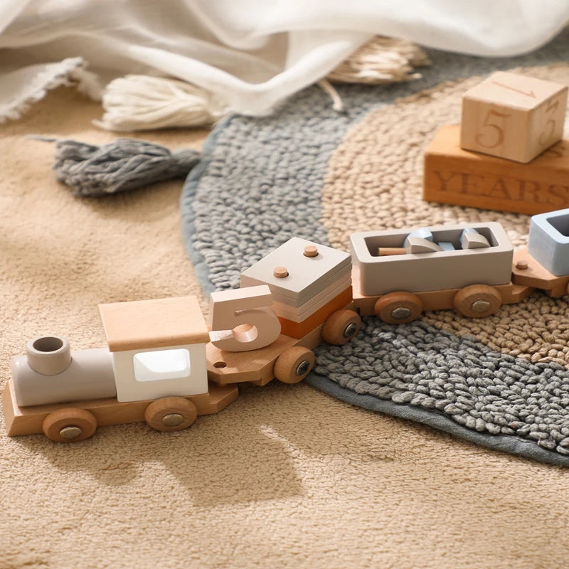 Train en bois