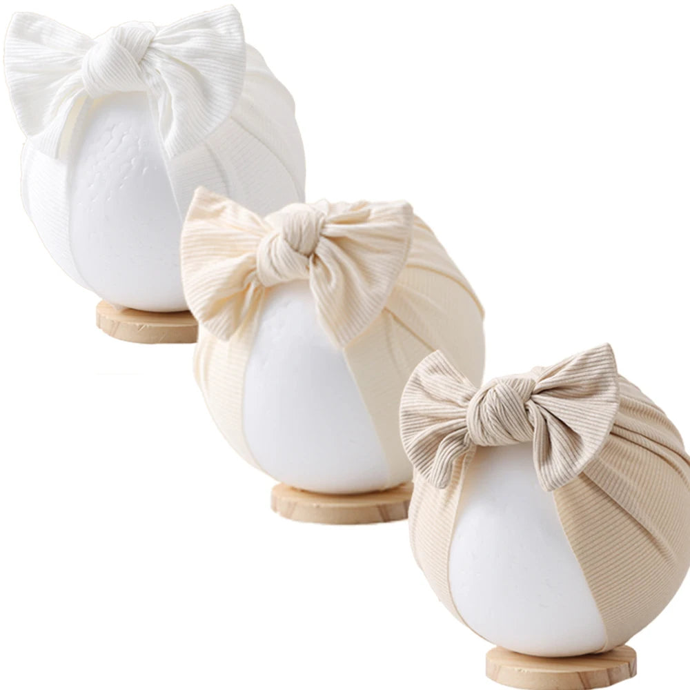 Lot de 3 bonnets turban