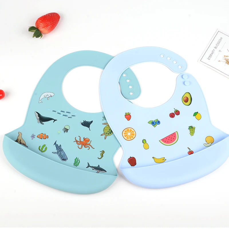 Bavoir en silicone