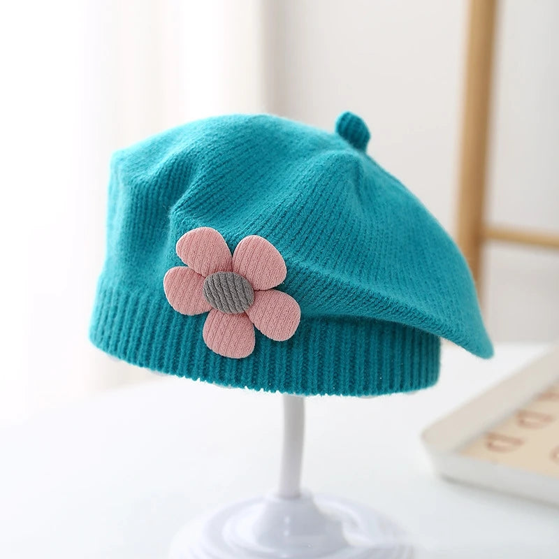 Béret fleuri