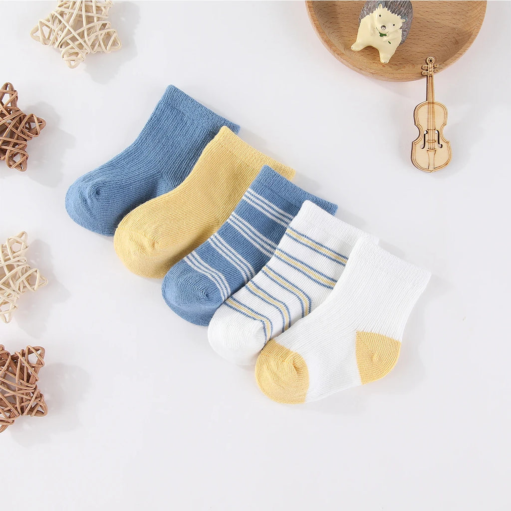 Lot de 5 paires de chaussettes mi-mollet