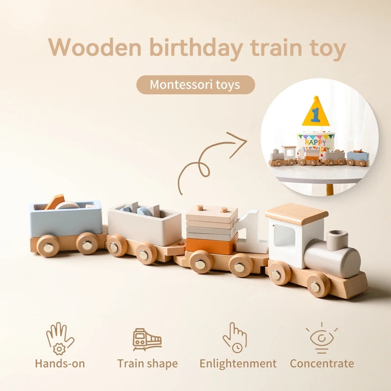 Train en bois