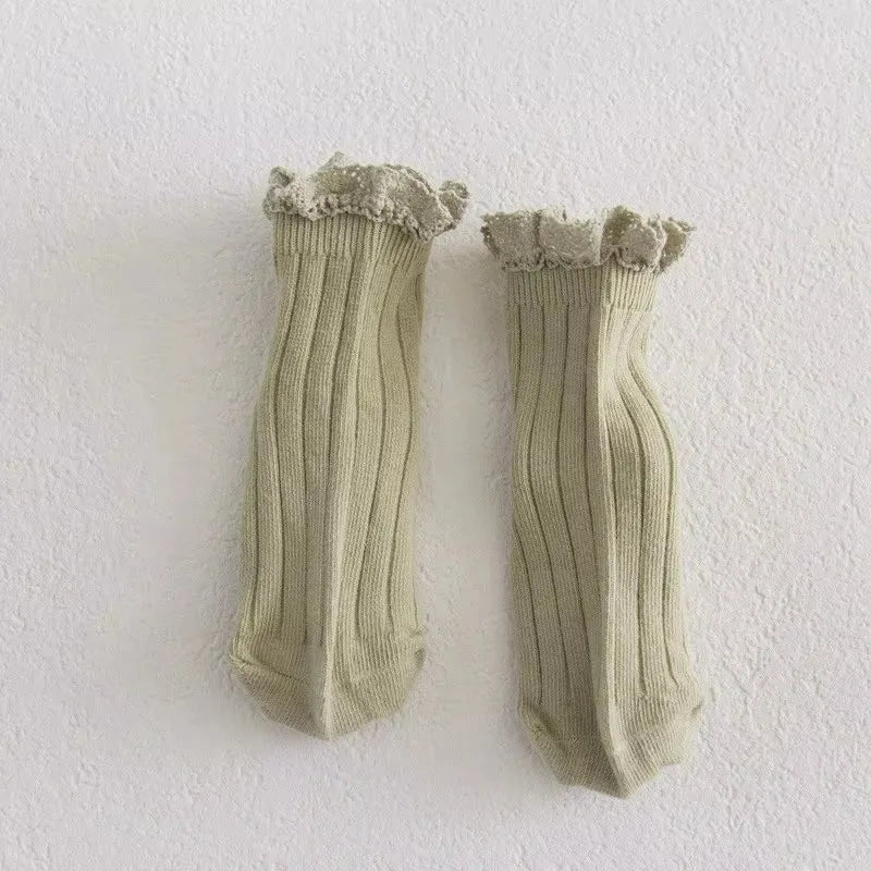 Chaussettes  avec dentelle
