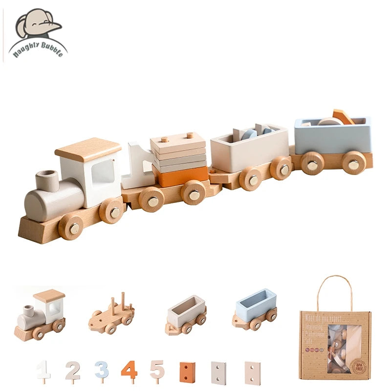 Train en bois