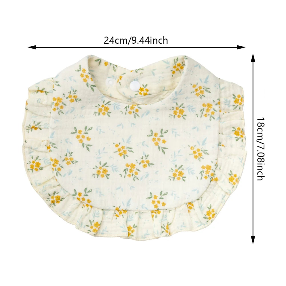 Bavoirs à fleurs