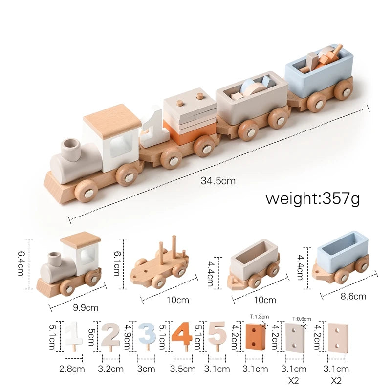 Train en bois