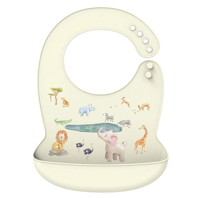 Bavoir en silicone
