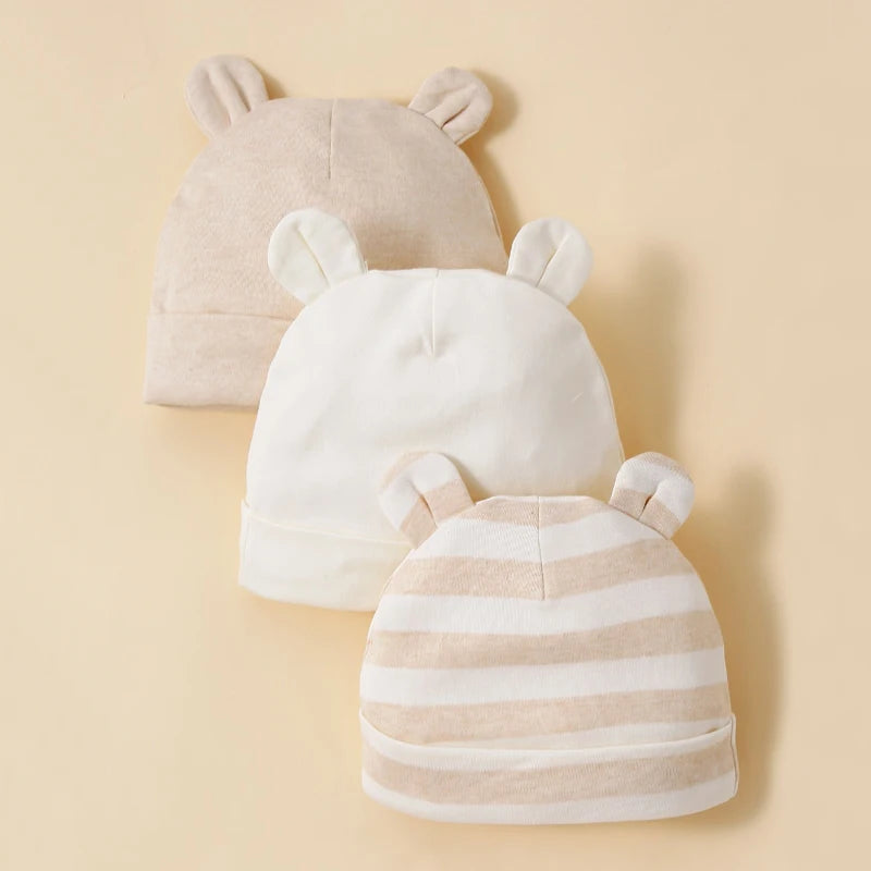 Ensemble de 3 bonnets