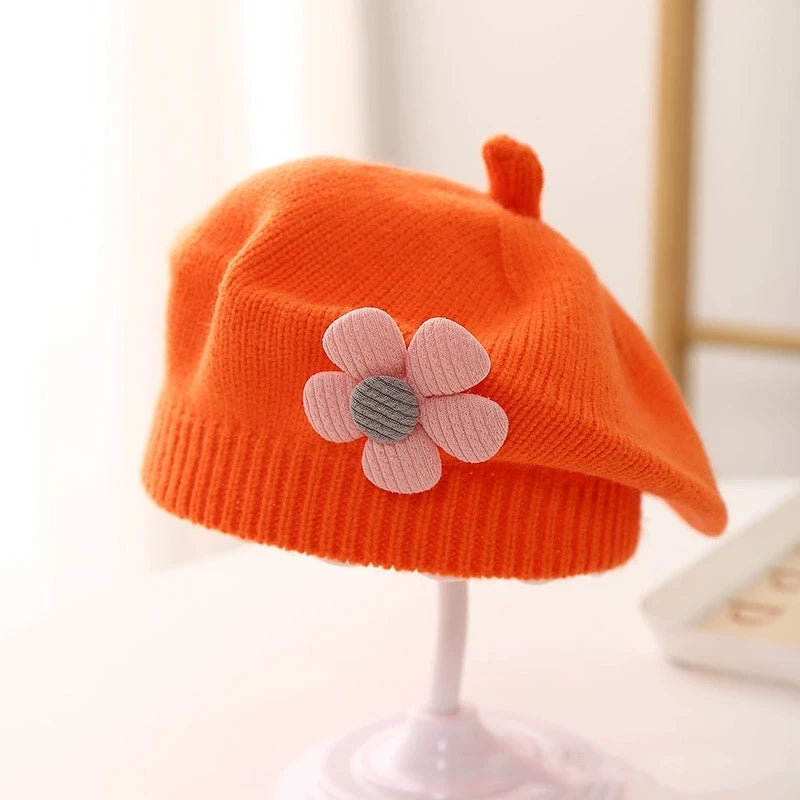 Béret fleuri