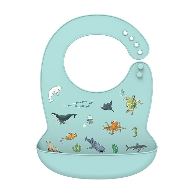 Bavoir en silicone