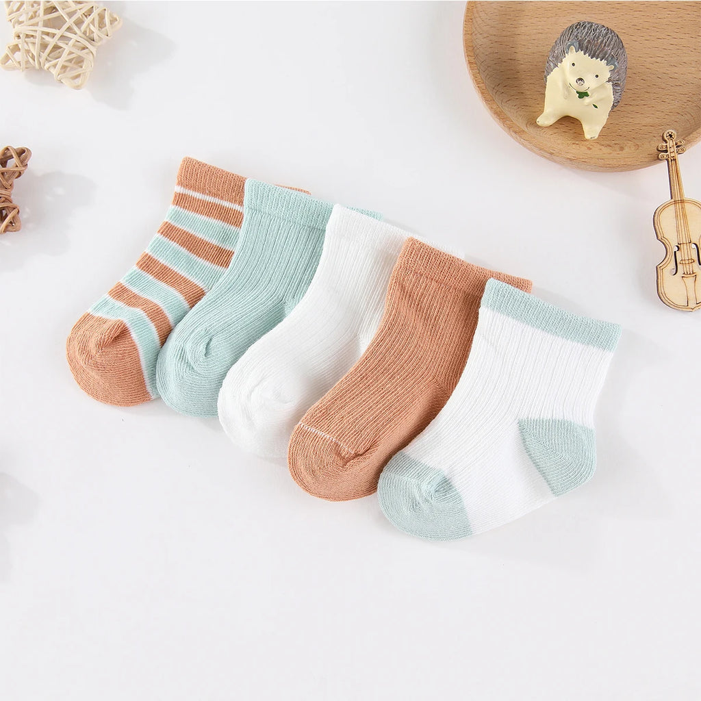 Lot de 5 paires de chaussettes mi-mollet