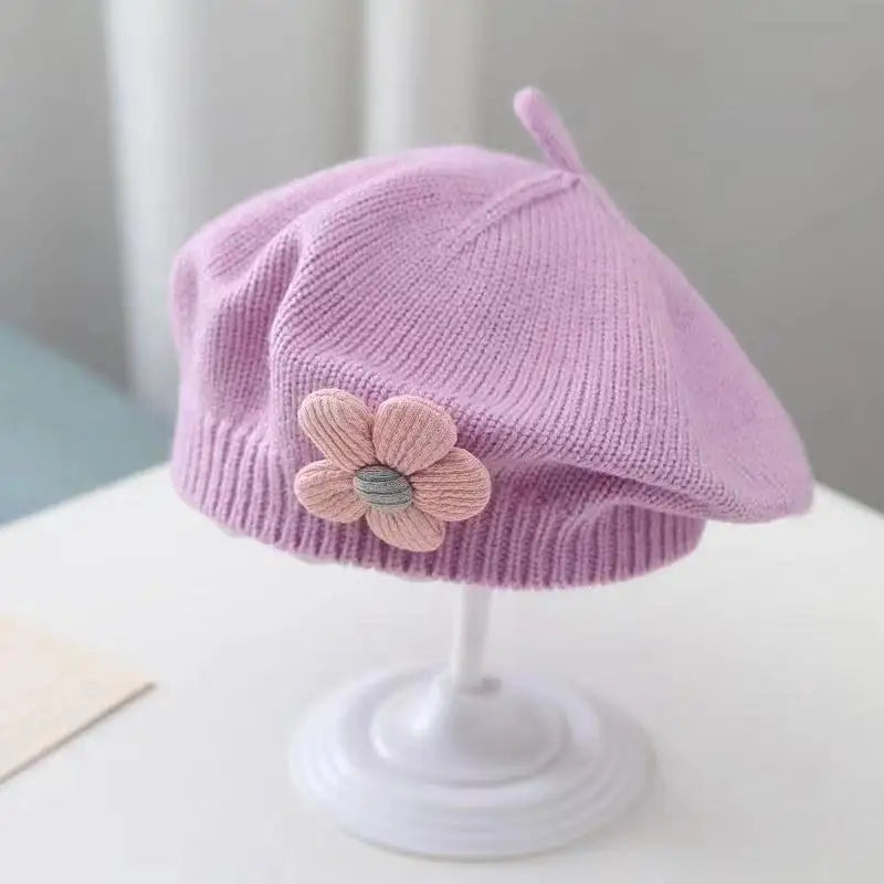 Béret fleuri