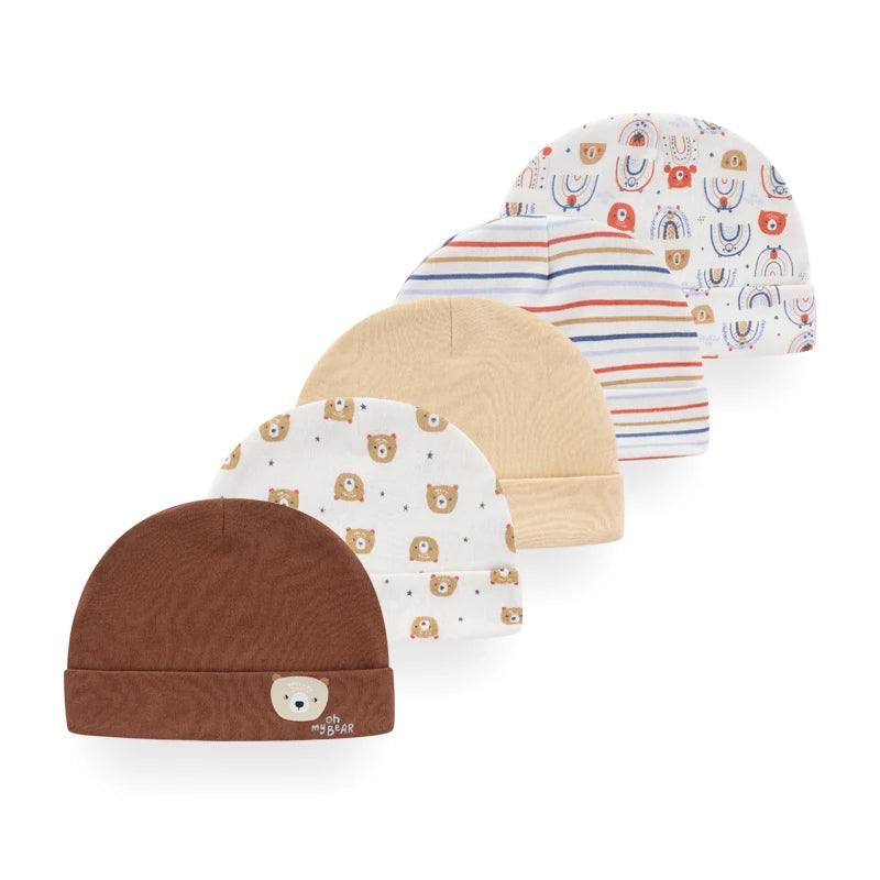 Lot de 5 bonnets