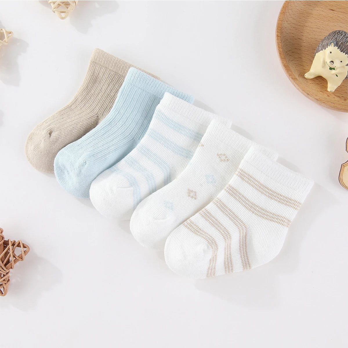 Lot de 5 paires de chaussettes mi-mollet