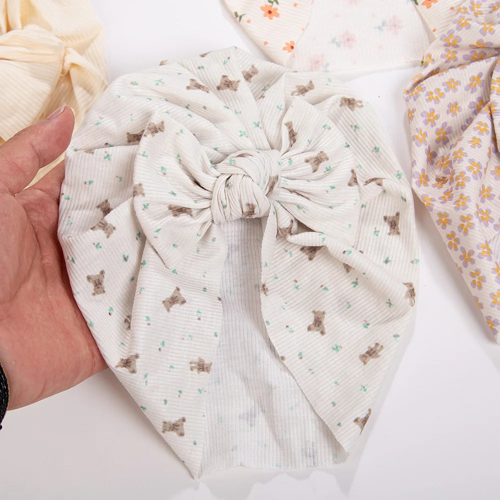 Lot de 3 bonnets turban