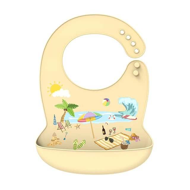 Bavoir en silicone