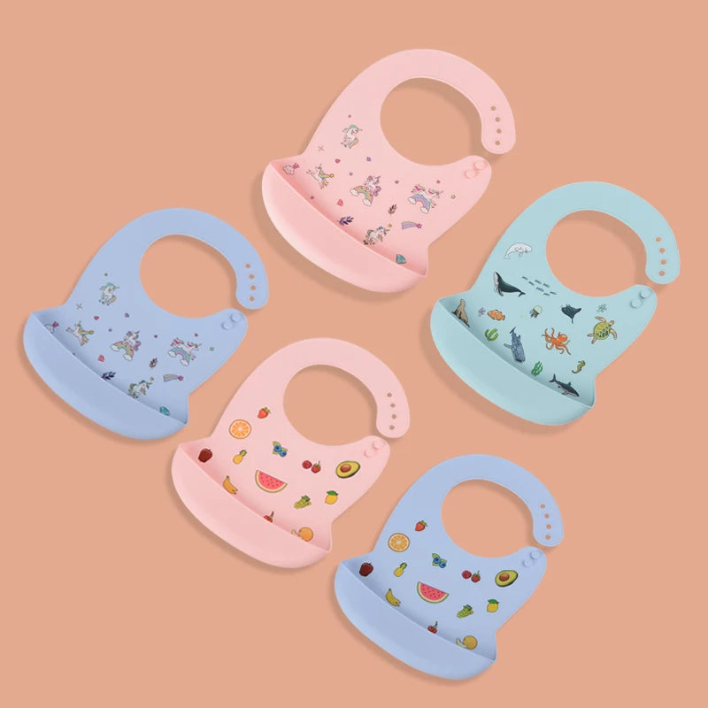 Bavoir en silicone