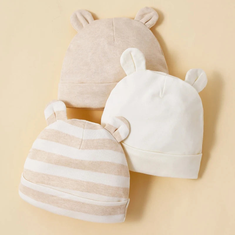 Ensemble de 3 bonnets